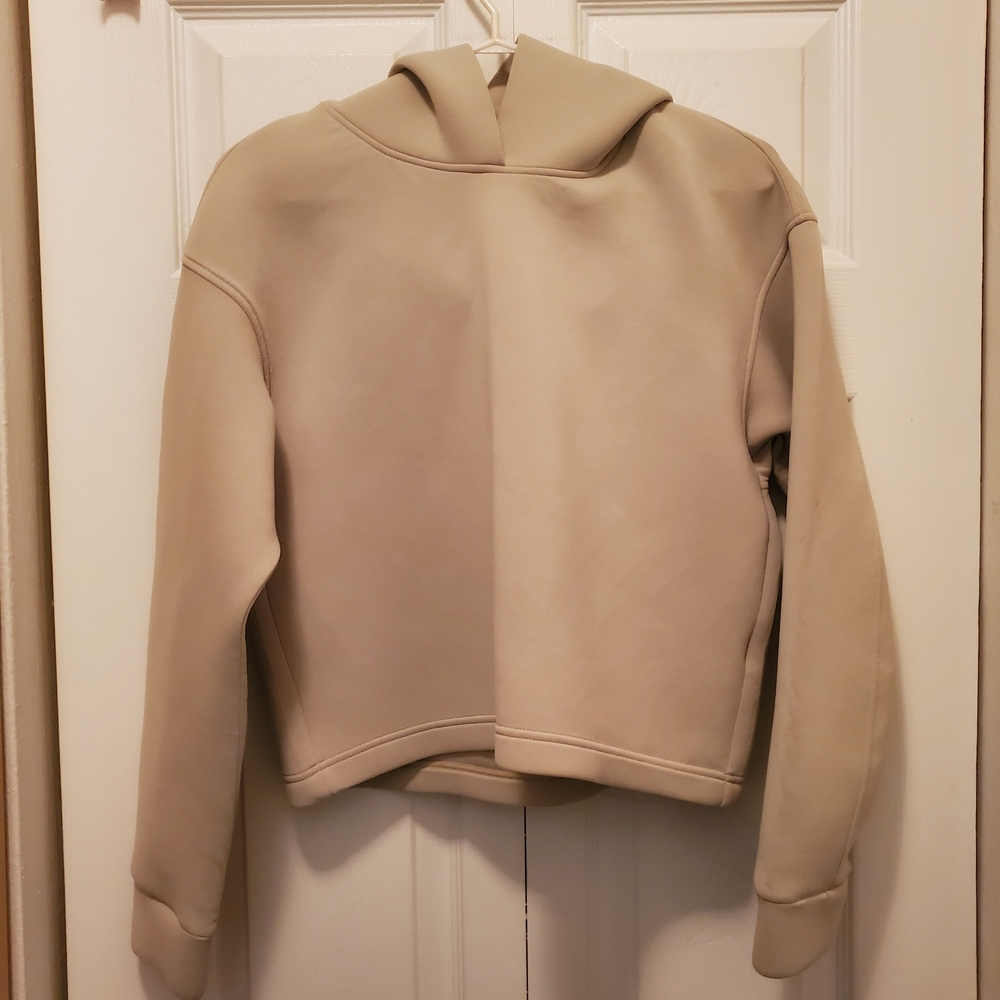 Uniqlo Light Sage Crop Hoodie Size XS